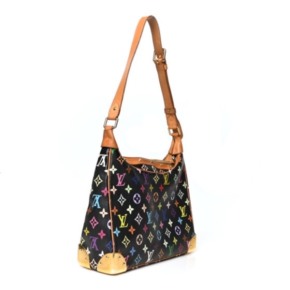 🔥🔥🔥Authentic LOUIS VUITTON Monogram Multicolor Boulogne Black Shoulder Bag - Picture 4 of 16